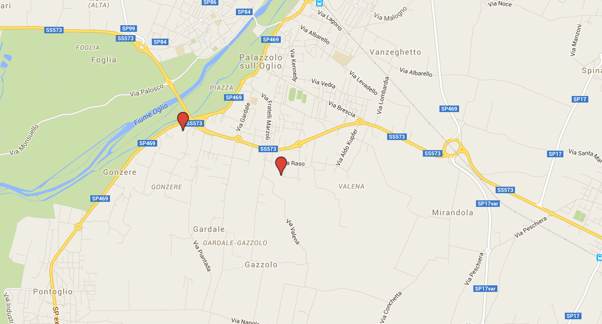 screenshot google map sedi M2L